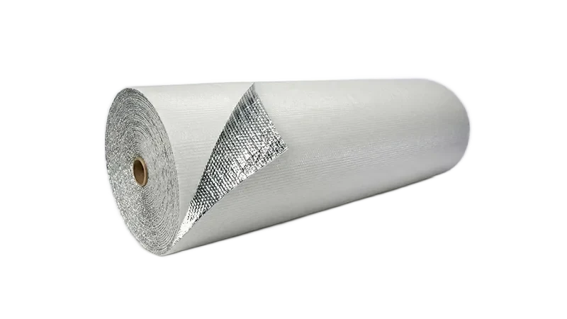 Roll of double bubble foil insulation
